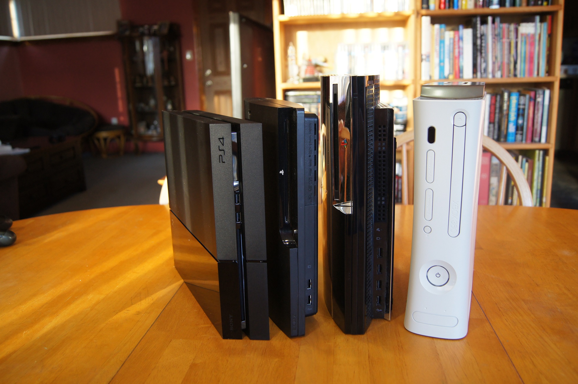 Comparative Xbox 360 fat vs Xbox 360 Slim 