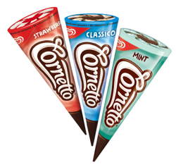 Three Flavours Cornetto